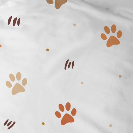 Parure de lit imprimée 100% coton, tigri Caramel 6 - vertbaudet enfant 