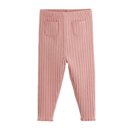 Lot de 2 leggings enfant côtelés cléo Rose 3 - vertbaudet enfant 