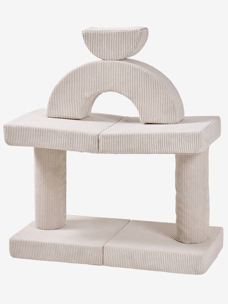 Canapé mousse modulable ALTO beige+rose+vert 3 - vertbaudet enfant 