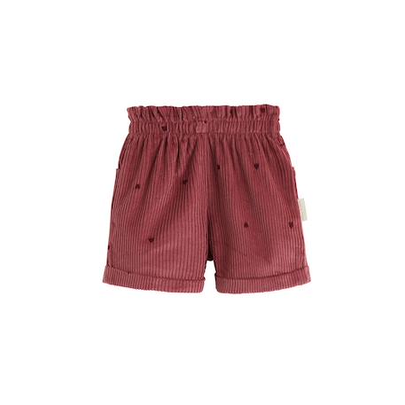 Short enfant en velours côtelé aimée Bordeaux 3 - vertbaudet enfant 