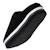Chaussons mules suédine ultra confort moelleux souple et lavable Gris chiné clair+Noir 11 - vertbaudet enfant 