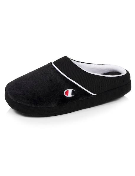 Chaussons mules immitation fourure doux pantoufle confortable lavable Beige+Noir+Rouge 12 - vertbaudet enfant 