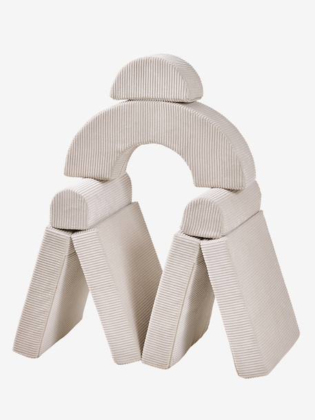 Canapé mousse modulable ALTO beige+rose+vert 4 - vertbaudet enfant 