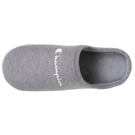 Chaussons mules suédine ultra confort moelleux souple et lavable Gris chiné clair+Noir 2 - vertbaudet enfant 