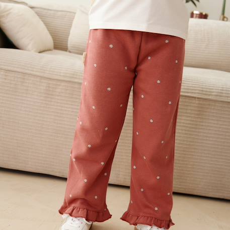 Pantalon enfant en molleton harmony Rose 5 - vertbaudet enfant 