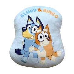 Linge de maison et décoration-Décoration-Matelas de sol, coussin-Coussin forme imprimé, bluey calin