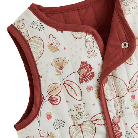 Veste sans manches enfant réversible en coton matelassé léa Rose 4 - vertbaudet enfant 