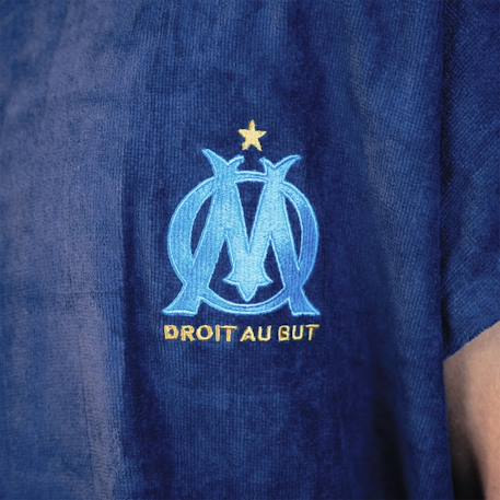 Poncho de bain enfant 100% coton, om logo Bleu marine 3 - vertbaudet enfant 