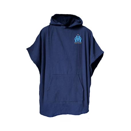 Fille-Poncho de bain enfant 100% coton, om logo