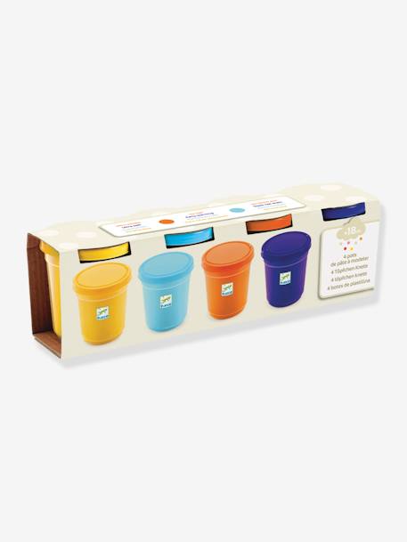 4 pots de pâte à modeler nature MULTICOLORE 1 - vertbaudet enfant 