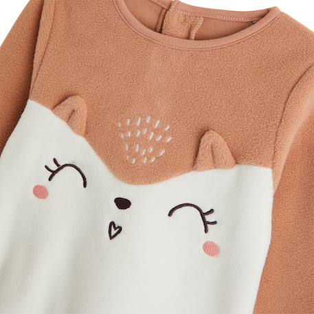 Pyjama enfant 2 pièces en polaire aimée Rose 4 - vertbaudet enfant 