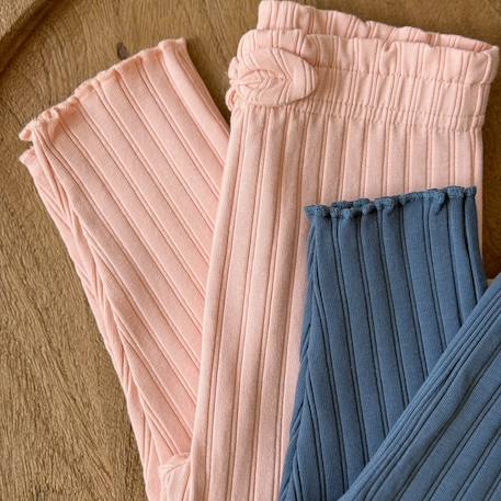 Lot de 2 leggings enfant côtelés dina Rose 6 - vertbaudet enfant 