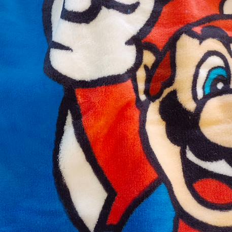 Plaid polaire imprimé, super mario players Bleu 3 - vertbaudet enfant 