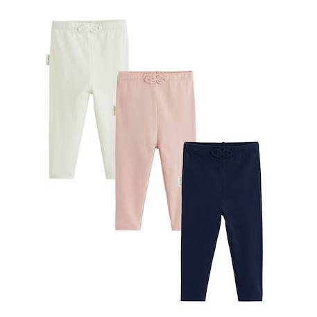 Lot de 3 leggings enfant ollie Bleu 2 - vertbaudet enfant 