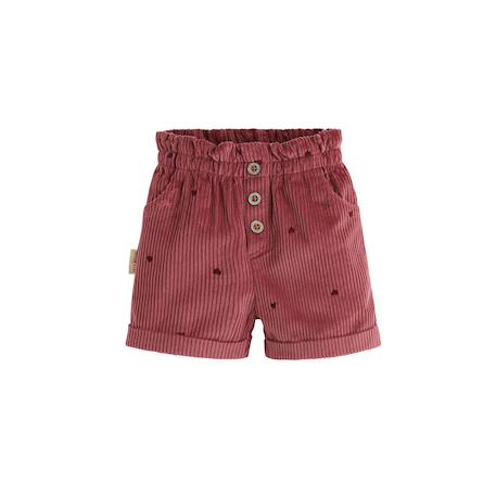 Short enfant en velours côtelé aimée Bordeaux 2 - vertbaudet enfant 