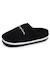 Chaussons mules suédine ultra confort moelleux souple et lavable Gris chiné clair+Noir 12 - vertbaudet enfant 
