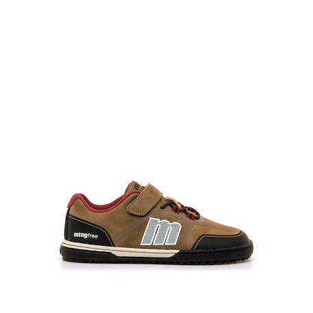 Sneakers garçon synthétique lacets barefoot Black+Green 1 - vertbaudet enfant 
