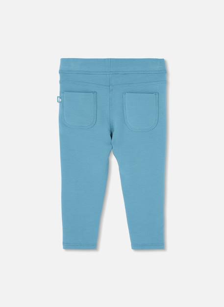 Pantalon fille en molleton Bleu 3 - vertbaudet enfant 