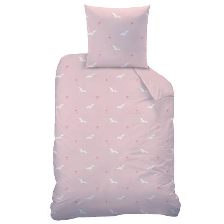 Parure de lit imprimée 100% coton, harry potter letters Rose 4 - vertbaudet enfant 