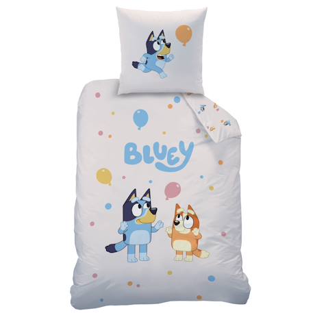 Parure de lit imprimée 100% coton, bluey party Beige 3 - vertbaudet enfant 
