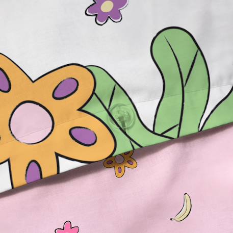 Parure de lit imprimée 100% coton, dora explore Blanc 5 - vertbaudet enfant 