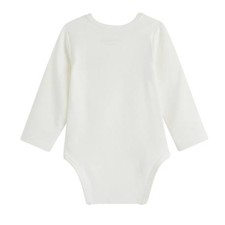 Lot de 2 bodies bébé manches longues harmony Ecru 5 - vertbaudet enfant 