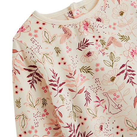 Lot de 2 t-shirts bébé manches longues manouk Rose 3 - vertbaudet enfant 