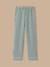 Pyjama imprimé garçon - coton biologique Vichy vert 4 - vertbaudet enfant 