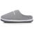 Chaussons mules suédine ultra confort moelleux souple et lavable Gris chiné clair+Noir 3 - vertbaudet enfant 