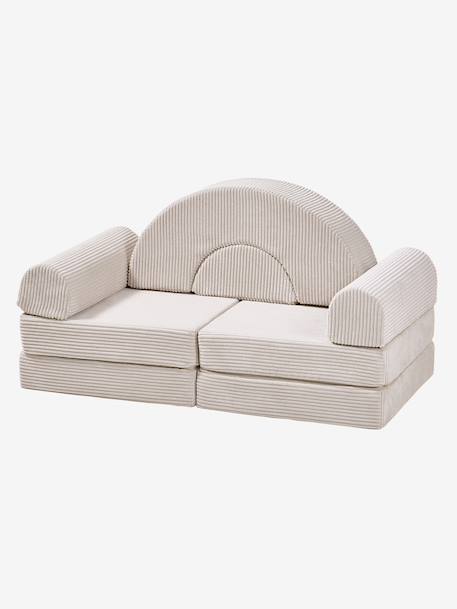 Canapé mousse modulable ALTO beige+rose+vert 1 - vertbaudet enfant 