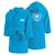 Peignoir enfant brodé à capuche 100% coton, om 1899 Bleu 6 - vertbaudet enfant 