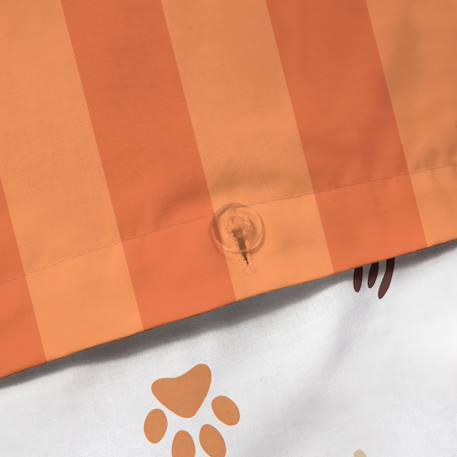 Parure de lit imprimée 100% coton, tigri Caramel 5 - vertbaudet enfant 