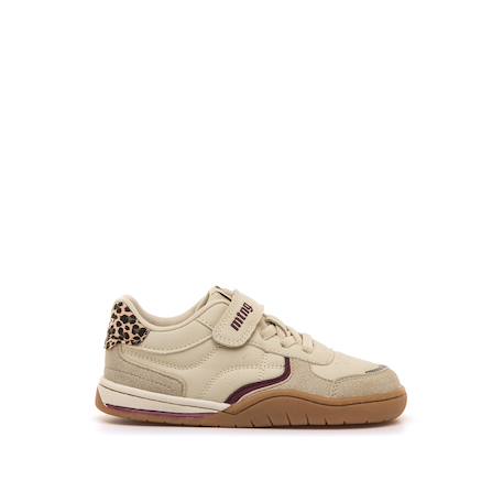 Sneakers filles synthétique fermeture adhésive barefoot Beige 1 - vertbaudet enfant 