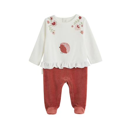 Pyjama bébé en velours harmony Rose 2 - vertbaudet enfant 