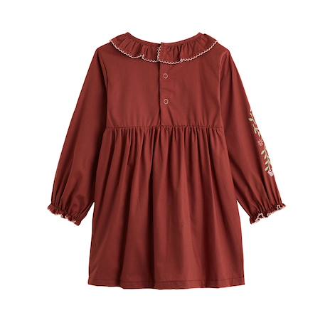Robe enfant en popeline harmony Rose 3 - vertbaudet enfant 