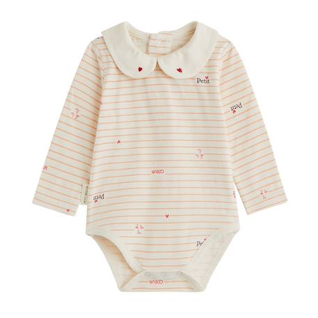Lot de 2 bodies bébé manches longues aimée Rose 6 - vertbaudet enfant 