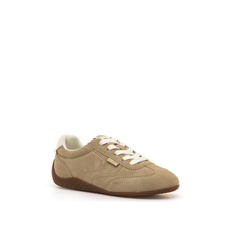 Sneakers filles synthétique lacets Beige+Brown+White 2 - vertbaudet enfant 