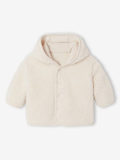 Gilet à capuche naissance vanille 5 - vertbaudet enfant 