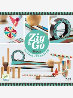 Jouet-Jeux d'imagination-Jeux de construction-Zig & Go 28 pièces DJECO