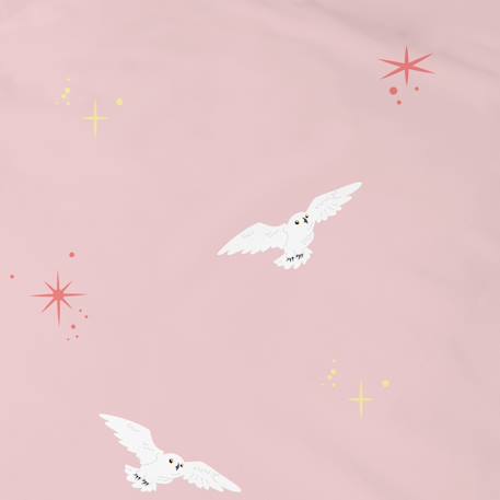 Parure de lit imprimée 100% coton, harry potter letters Rose 6 - vertbaudet enfant 