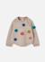 Pull fille avec fleurs au crochet Beige 2 - vertbaudet enfant 