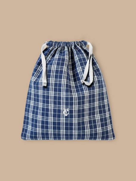Pyjama grands carreaux garçon Carreaux bleu 3 - vertbaudet enfant 