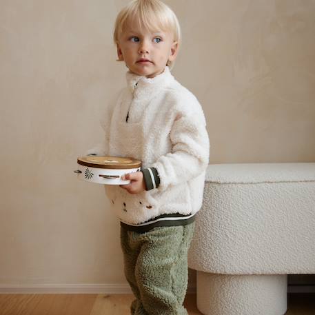 Ensemble enfant sweat et pantalon en sherpa ginkgo Vert 6 - vertbaudet enfant 