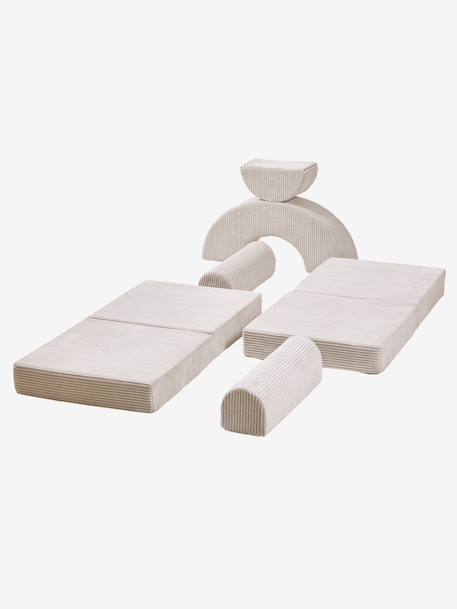 Canapé mousse modulable ALTO beige+rose+vert 6 - vertbaudet enfant 