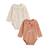 Lot de 2 bodies bébé manches longues aimée Rose 2 - vertbaudet enfant 