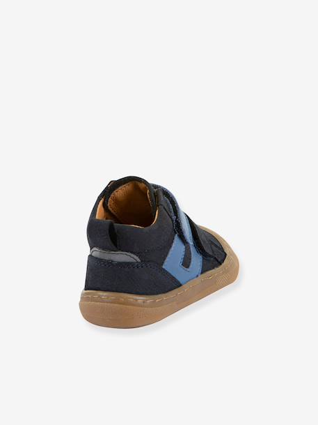 Baskets pieds nus bébé MALY Froddo bleu foncé+vieux rose 2 - vertbaudet enfant 