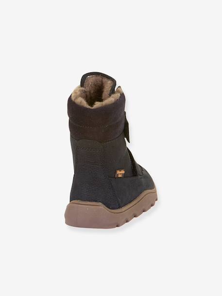 Bottes pieds nus pour enfants ZERU TEX WINTER BAREFOOT Froddo bleu foncé+bleu pétrole+rose doré 3 - vertbaudet enfant 