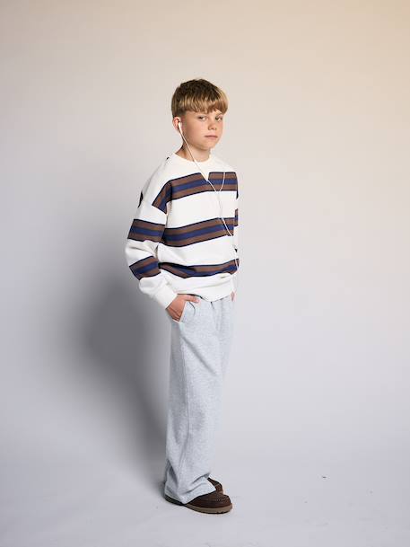 Lot de 2 pantalons larges garçon gris 10 - vertbaudet enfant 