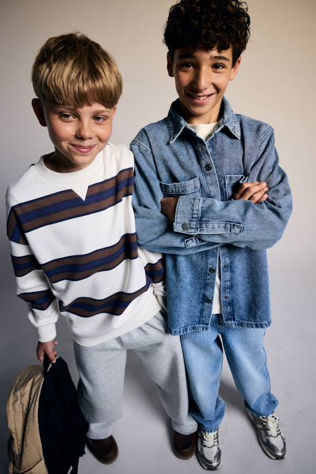 Chemise garçon denim stone 2 - vertbaudet enfant 