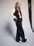 Jean large fille denim gris 2 - vertbaudet enfant 